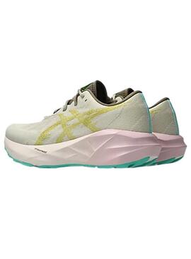 Zapatilla Mujer Asics Novablast™ 5 Beige Verde Rosa