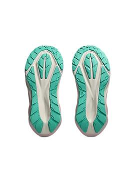 Zapatilla Mujer Asics Novablast™ 5 Beige Verde Rosa