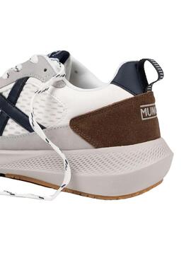 Zapatilla Hombre Munich Loop 05 Blanca Marino Marron