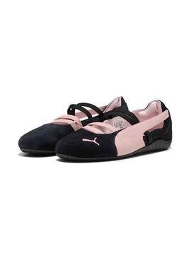 Bailarina Mujer Puma Speedcat Ballet Negra Rosa