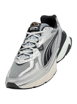 Zapatilla Hombre Puma Fade Nitro Gris Plata