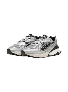 Zapatilla Hombre Puma Fade Nitro Gris Plata