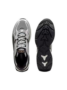 Zapatilla Hombre Puma Fade Nitro Gris Plata