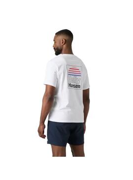 Camiseta Hombre HH Core Graphic Blanca