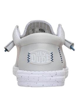 Zapato Hombre Hey Dude Wally Braided Gris