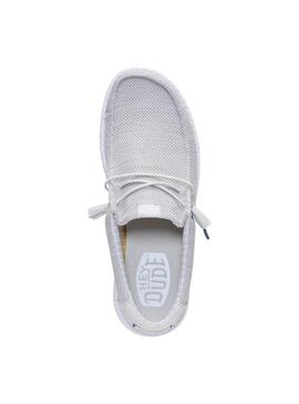 Zapato Hombre Hey Dude Wally Braided Gris