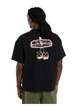 Camiseta Hombre Dickies Polk Ss Negra