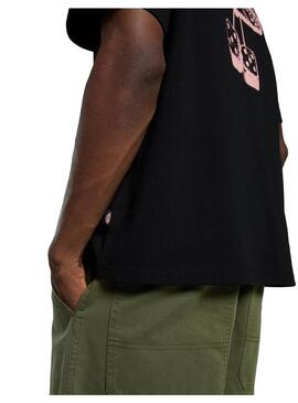 Camiseta Hombre Dickies Polk Ss Negra