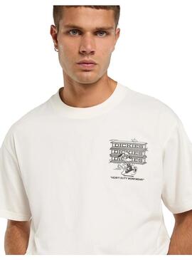 Camiseta Hombre Dickies Lynndyl Blanca