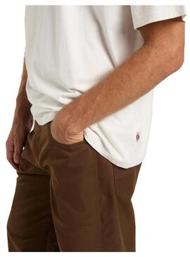 Camiseta Hombre Dickies Lynndyl Blanca