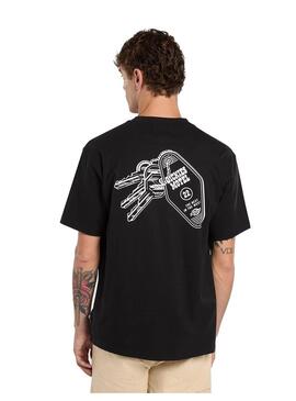 Camiseta Hombre Dickies Plain City Ss Negra