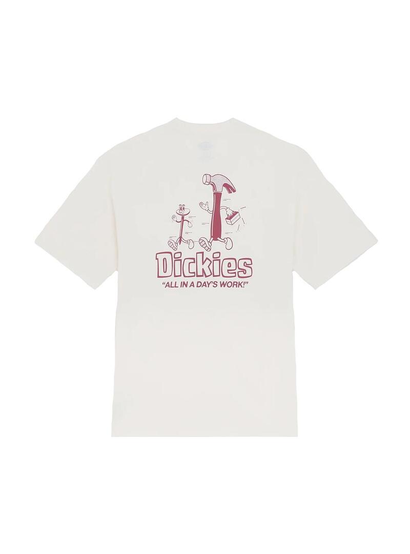 Camiseta Hombre Dickies Fairlawn Ss Blanca