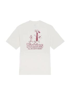 Camiseta Hombre Dickies Fairlawn Ss Blanca