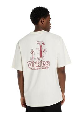 Camiseta Hombre Dickies Fairlawn Ss Blanca