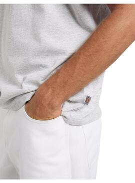 Camiseta Hombre Dickies Dry Ridge Gris Azul