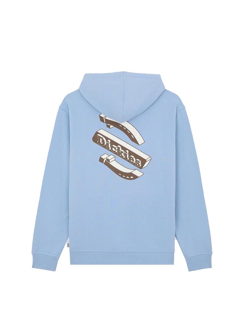 Sudadera Hombre Dickies Thornville Azul Celeste