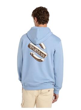 Sudadera Hombre Dickies Thornville Azul Celeste