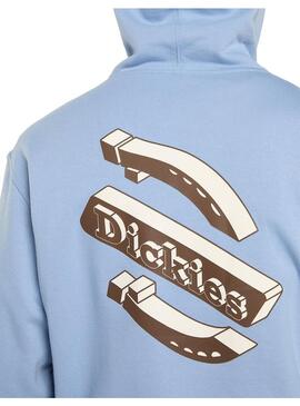 Sudadera Hombre Dickies Thornville Azul Celeste