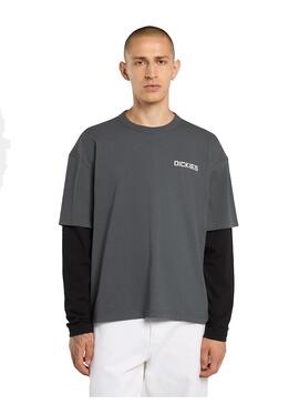 Camiseta Hombre Dickies Payson Gris