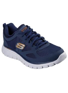 Zapatilla Hombre Skechers Burns Agura Marino