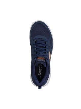 Zapatilla Hombre Skechers Burns Agura Marino