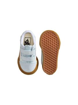 Zapatilla Niño/a Vans Old Skool Cuadros Azul