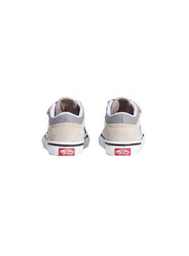 Zapatilla Baby Vans Old Skool V 2Tne Gris