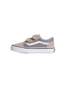 Zapatilla Niño/a Vans Old Skool V 2Tne Gris