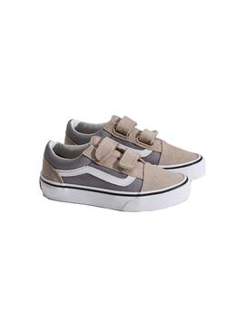 Zapatilla Niño/a Vans Old Skool V 2Tne Gris