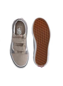 Zapatilla Niño/a Vans Old Skool V 2Tne Gris