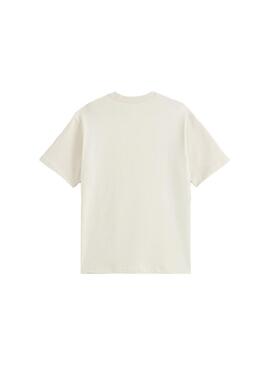 Camiseta Hombre Vans Left Chest II Beige