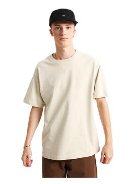 Camiseta Hombre Vans Left Chest II Beige