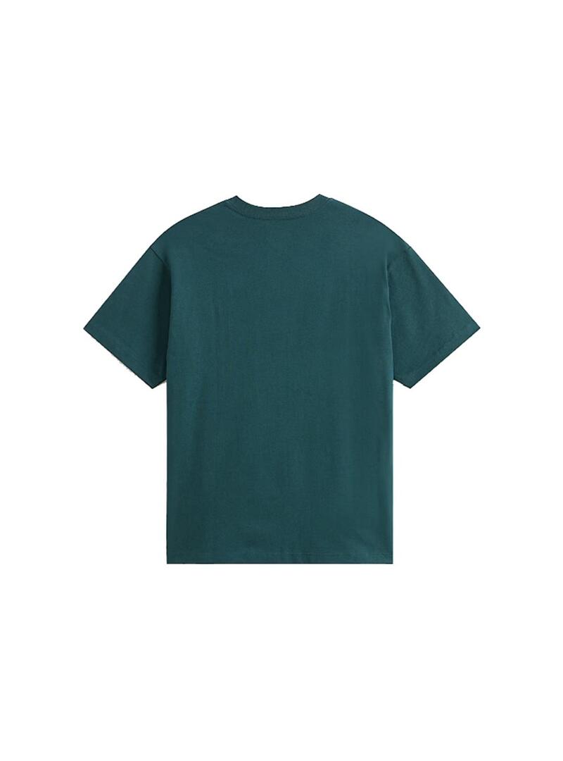 Camiseta Hombre Vans Left Chest II Verde Oscuro