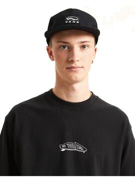 Camiseta Hombre Vans Buckled Ss Negra