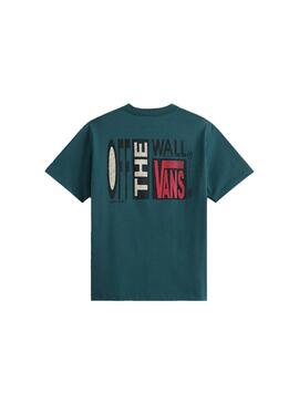 Camiseta Hombre Vans Strech Verde