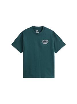 Camiseta Hombre Vans World Tour Loose Verde