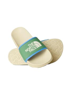 Chancla Niño/a The North Face Base Camp III Verde Azyl Crema