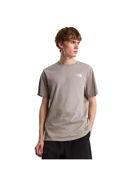 Camiseta Hombre The North Face NSE Box Evo Gris