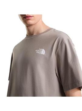 Camiseta Hombre The North Face NSE Box Evo Gris