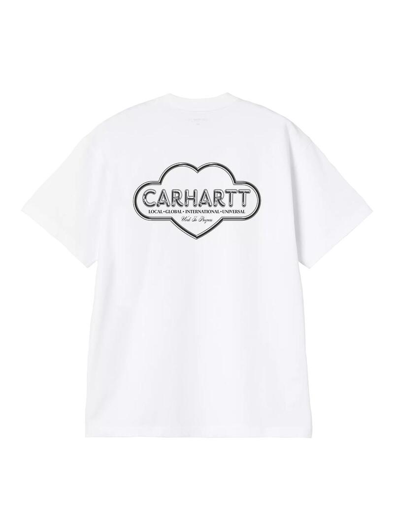 Camiseta Hombre Carhartt WIP Cloud Blanca