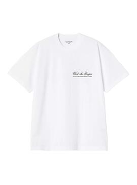 Camiseta Hombre Carhartt WIP Cloud Blanca