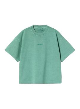 Camiseta Mujer Carhartt WIP Benton Verde
