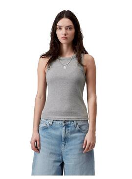 Camiseta Mujer Carhartt WIP Philips Gris