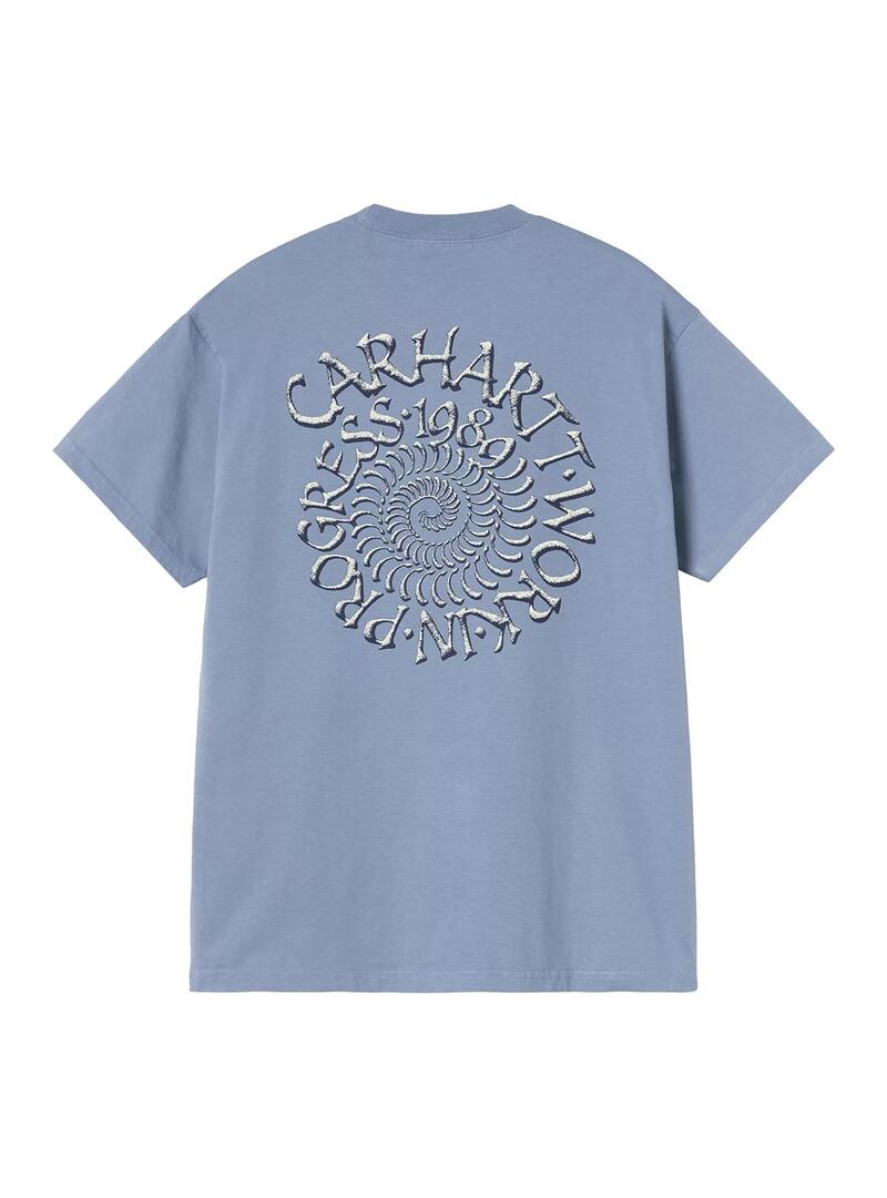 Camiseta Hombre Carhartt WIP Spirals Azul