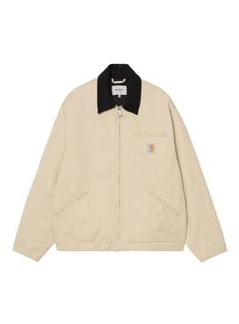 Cazadora Hombre Carhartt WIP Og Detroit Beige Negro