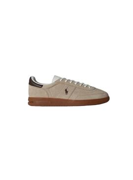 Zapatilla Hombre Ralph Lauren Bedford Beige Marron