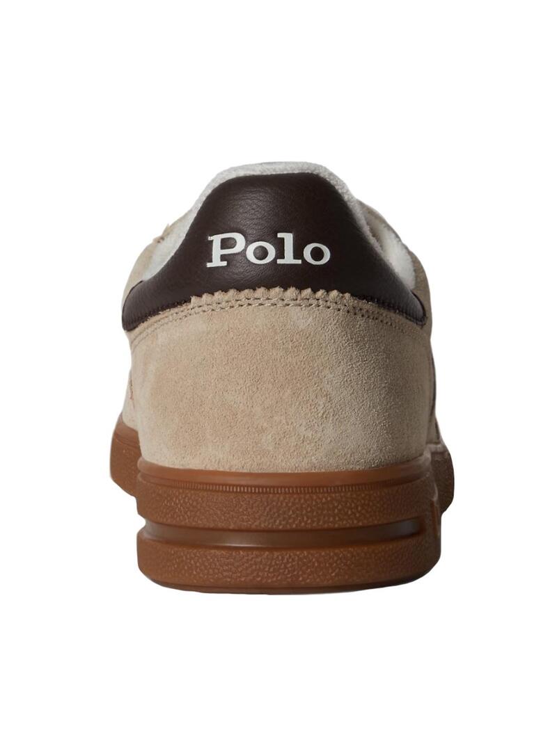 Zapatilla Hombre Ralph Lauren Bedford Beige Marron