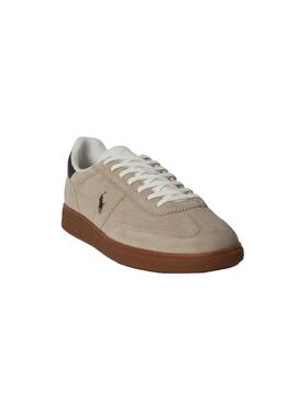 Zapatilla Hombre Ralph Lauren Bedford Beige Marron