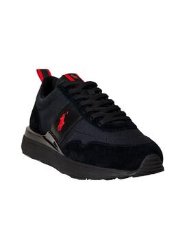 Zapatilla Hombre Ralph Lauren Train 89 Negra