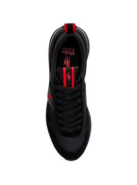 Zapatilla Hombre Ralph Lauren Train 89 Negra